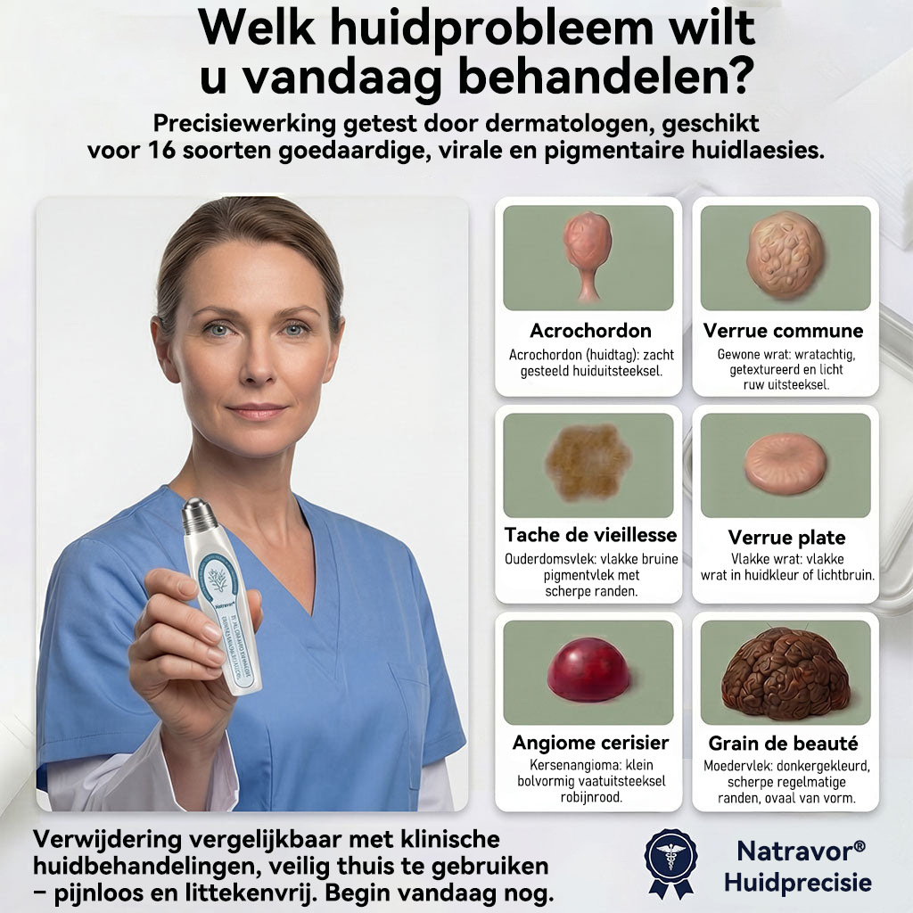 🍈Officiële merkshop | 🖊️Natravor® 7-daagse wratten- en vlekkenverwijderaar (pijnstillende applicator voor nauwkeurig aanbrengen, laat geen littekens achter)🌳