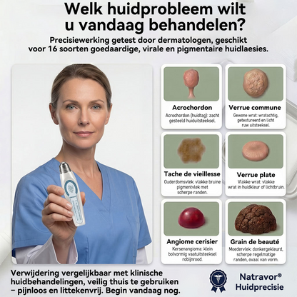 🎈Officiële merkshop | 🎉Natravor® 7-daagse wratten- en vlekkenverwijderaar (pijnstillende applicator voor nauwkeurig aanbrengen, laat geen littekens achter)